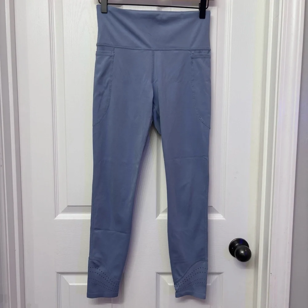 Slate Blue High-Waist Leggings | JOYLAB S